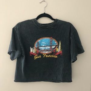 Brandy Melville Crop shirt San Fransisco